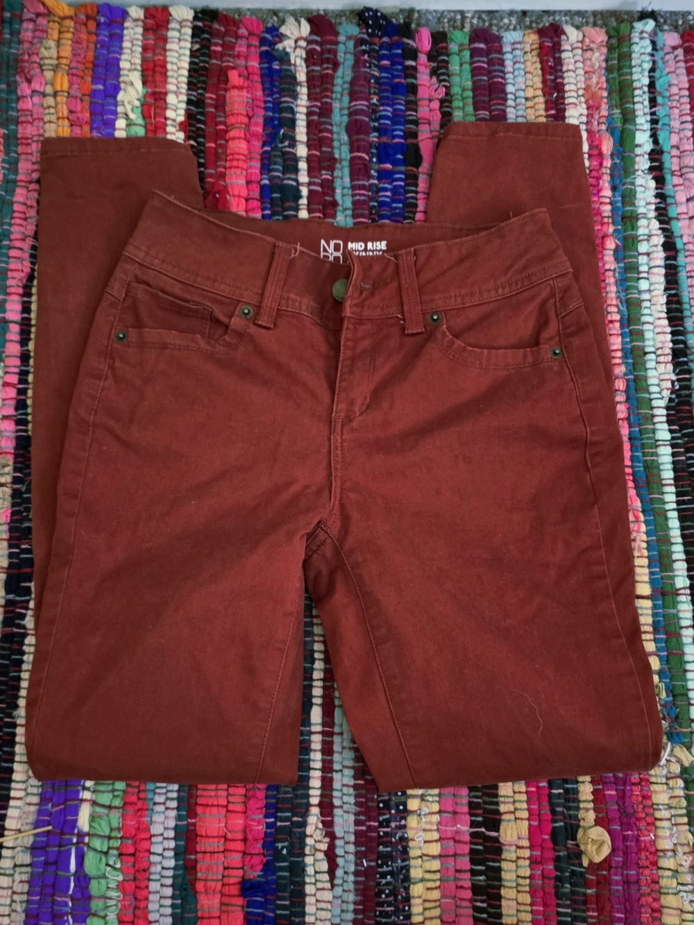 NOBO High-Rise Women's Jeans in Rust